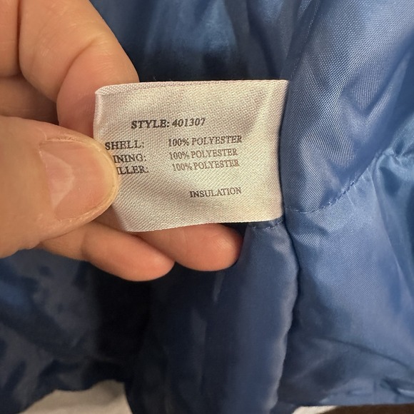 Forecaster Of Boston Teal Blue Large Women's Coat Hooded Full Zip & Button - Picture 5 of 10